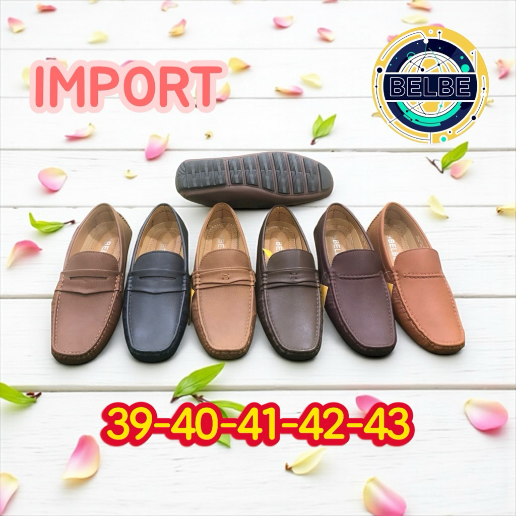 belbe sepatu loafers pria casual