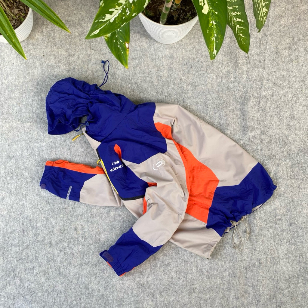 jacket outdoor gorpcore eider beige super cakep banget