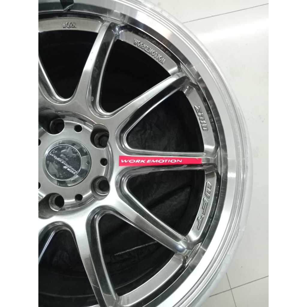 WORK EMOTION ZR10 R17 LEBAR 8,5'" PCD 5X114 BNIB //Velg Work Emotion ZR10 Ring 17 Lebar 8 ET 35 PCD 