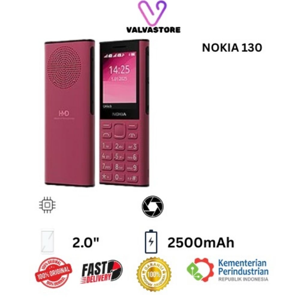 Nokia 130 Frodo Music - Garansi resmi