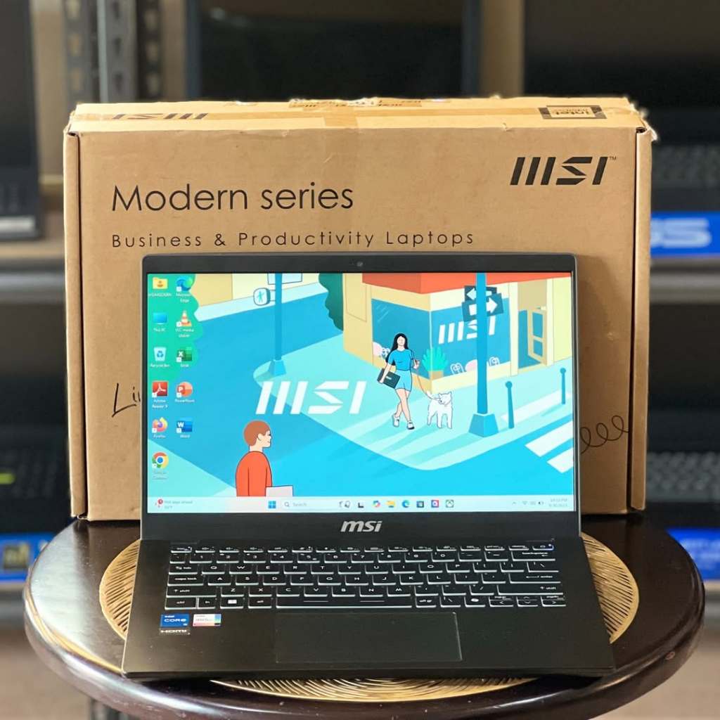 PROMO MURAH LAPTOP MSI MODERN 14 C12M0CORE I5-1235U/SSD512GB/RAM8GB/BERGARANSI