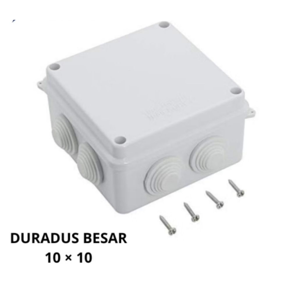 Duradus Junction Box Besar Putih 105×105×58mm PVC
