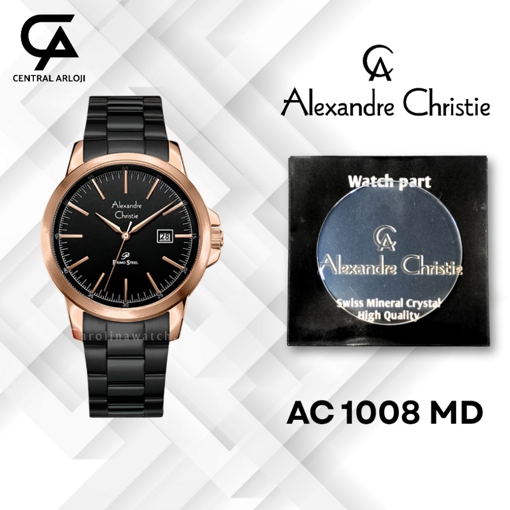 Kaca Jam Tangan Alexandre Christie 1008 MD