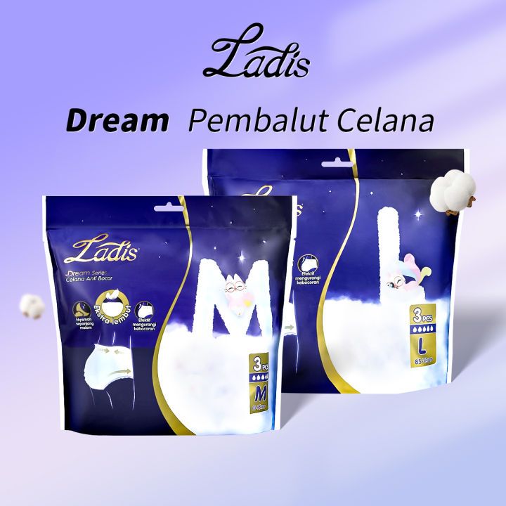 Ladis Pembalut Celana Pembalut Menstruasi Wanita / Pembalut Menstruasi Wanita / Pembalut Celana Wani