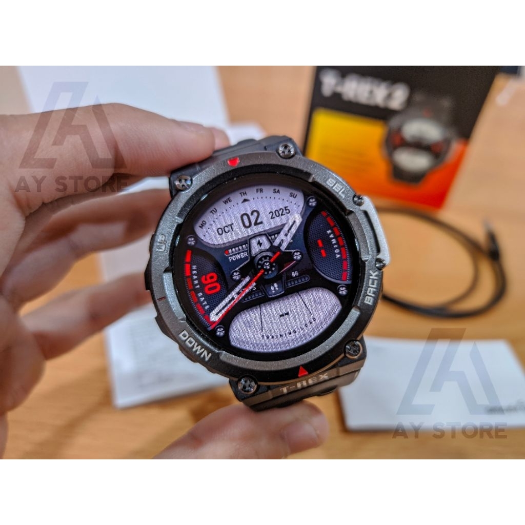 Smartwatch Amazfit T-rex 2 ember black second