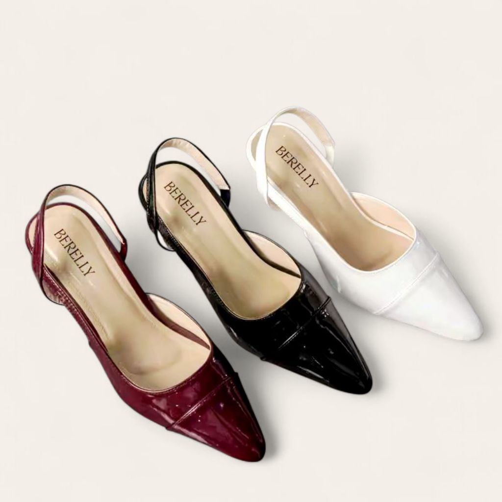 Berelly Heels Wanita 6cm – Elegan & Nyaman Dipakai Seharian | Kitten Heels Modern Korea Style DAPHNE