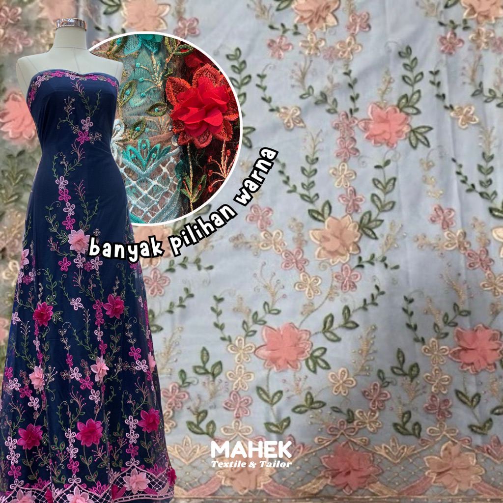 Tille Garden / Tile Bunga Timbul / Tile Blossom / Tile bunga 3D / Tile Bunga Bordir / Tile Garden