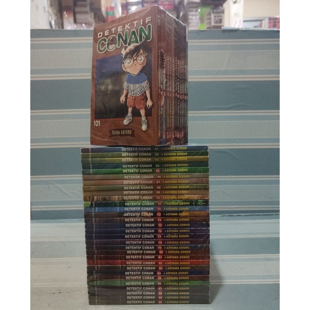 Komik detektif conan lengkap 61-101 nomor seri berurutan