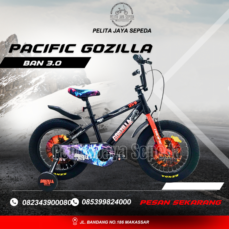 12 INCH SEPEDA ANAK COWOK BMX FAMILY CLARION ELEMENT PACIFIC