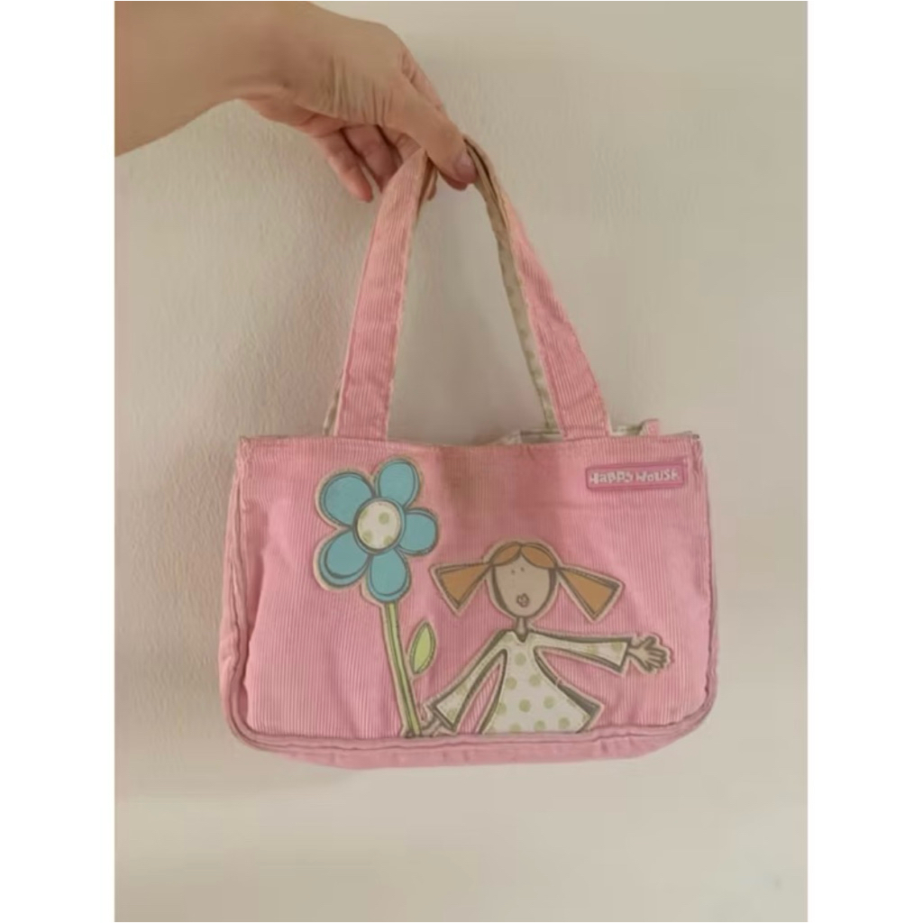 Happy house pink girl bag small size
