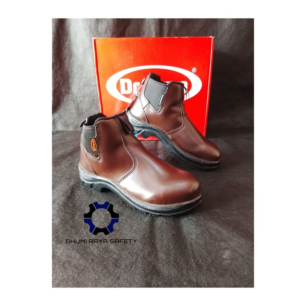 SEPATU SAFETY DR OSHA ORIGINAL PRINCIPAL 2222 ANKLE BOOT BROWN / SAFETY SHOES DR OSHA ORIGINAL 2222 