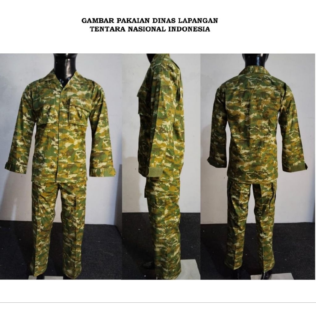 ORI, baju PDL TERBARU SAGE GREEN KOSTRAD PT SRITEX jatah terbaru tanpa kantong Velcro / perekat ( 1 