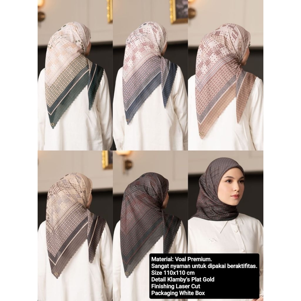 SALE ESME SCARF KLAMBY ESME SCARF WEARING KLAMBY