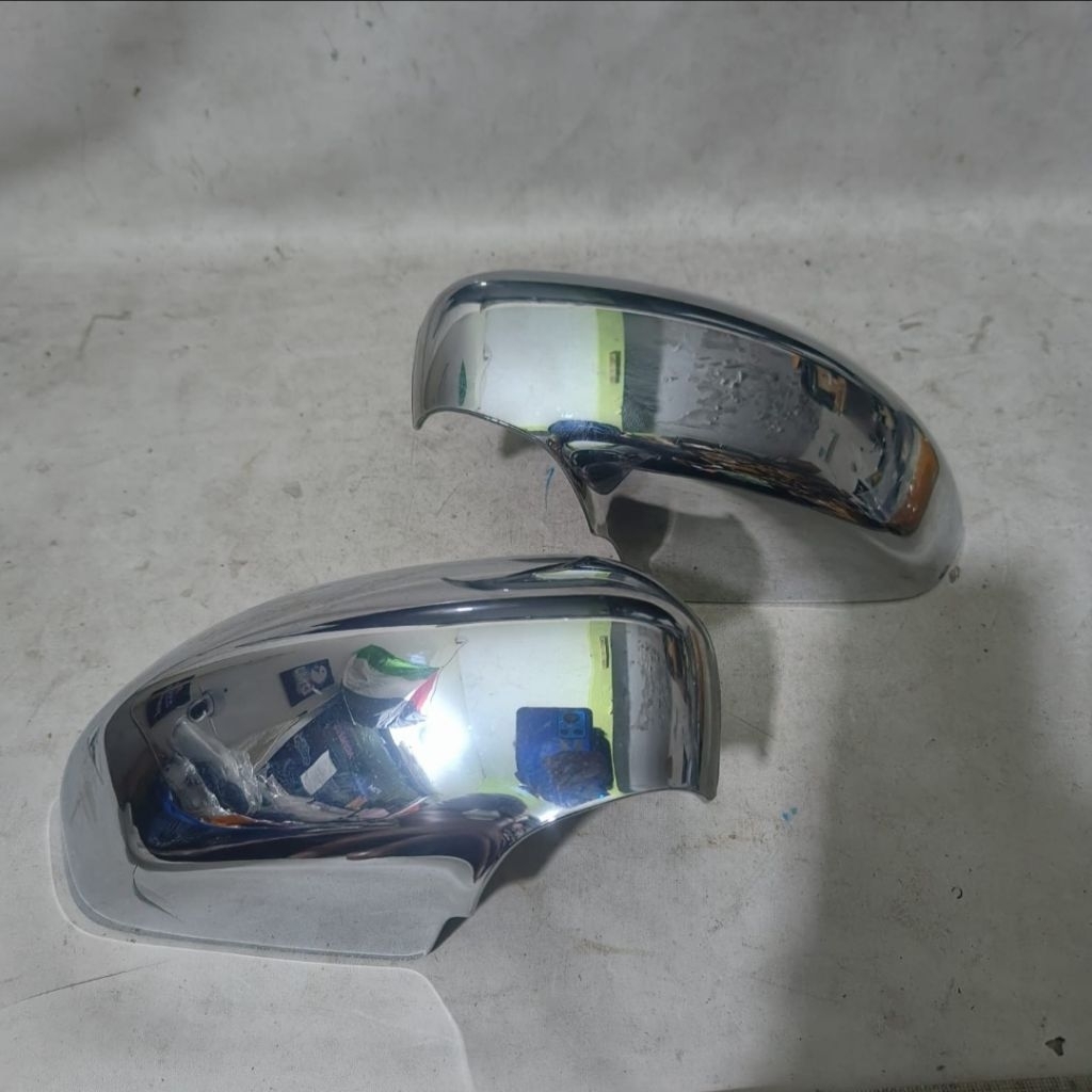 Cover spion chrome krom honda jazz gd3 city gd8 idsi vtec 2003 - 2008 original honda access