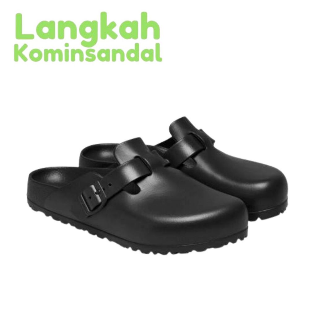 Boston Sandal Pria Sendal Karet Sandal Selop Pria Kekinian Korean Style Sendal Cowok Slipon Big Size