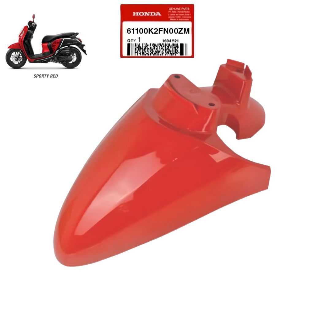 Spakbor Depan Merah Honda Scoopy K2F