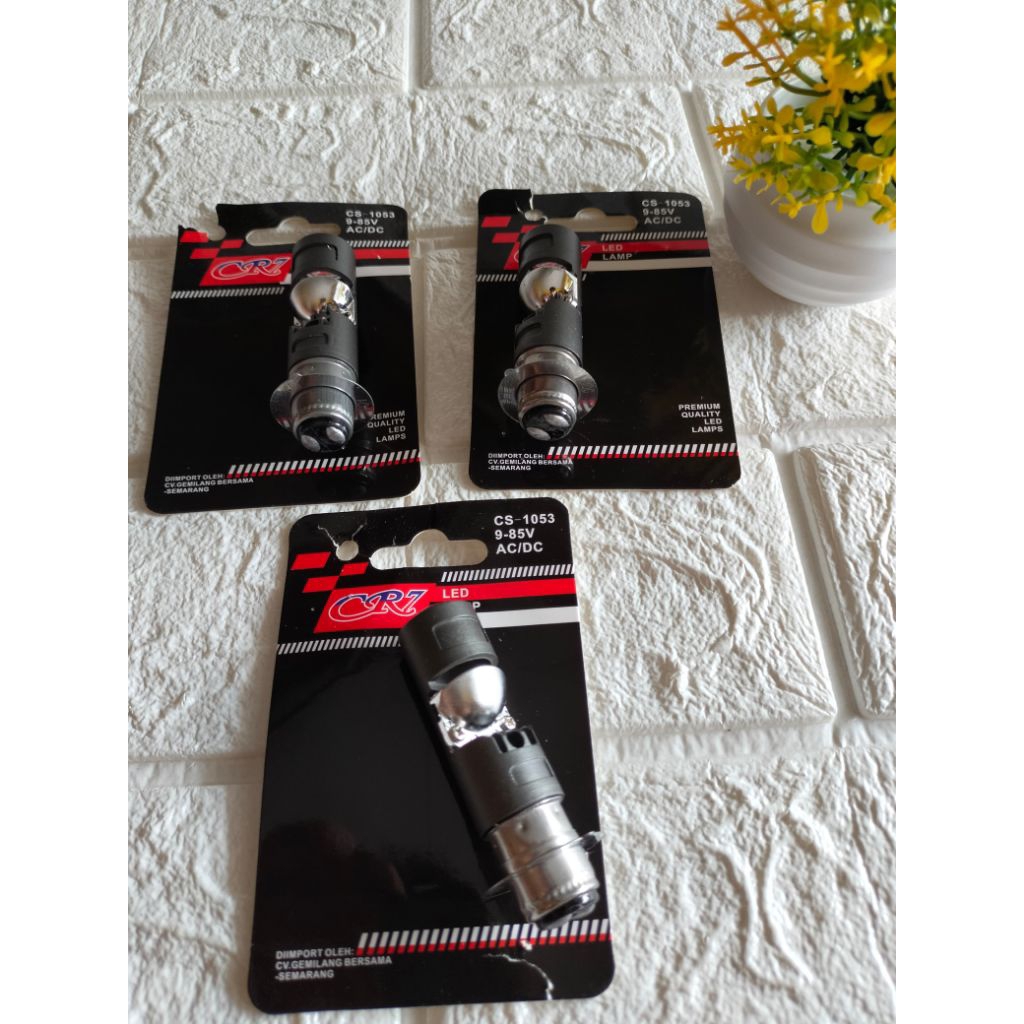 Lampu Utama CR7 H6 1503 Cahaya Biled RHD Premium Lampu Utama High Low Putih