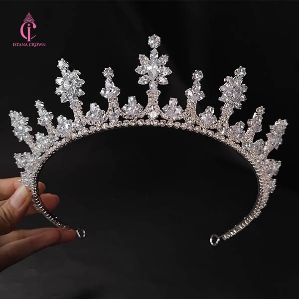 France zircon crown  - Mahkota Pengantin zircon Viral - Aurel Crown