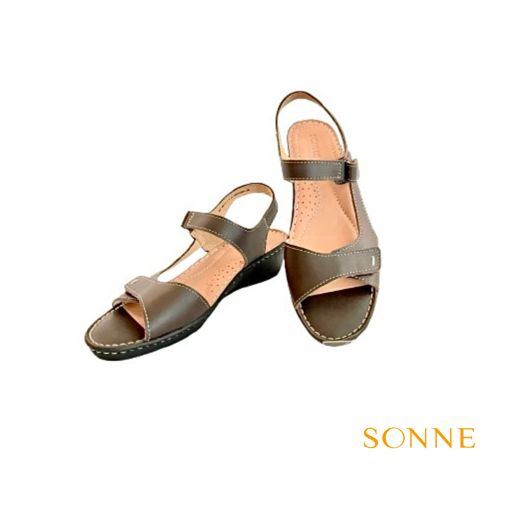 Sonne | Belle 8022  -  Leather Sandal - Sepatu Sandal Kulit Wanita