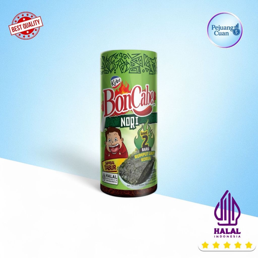 BONCABE SAMBAL TABUR RASA NORI BOTOL LEVEL 2