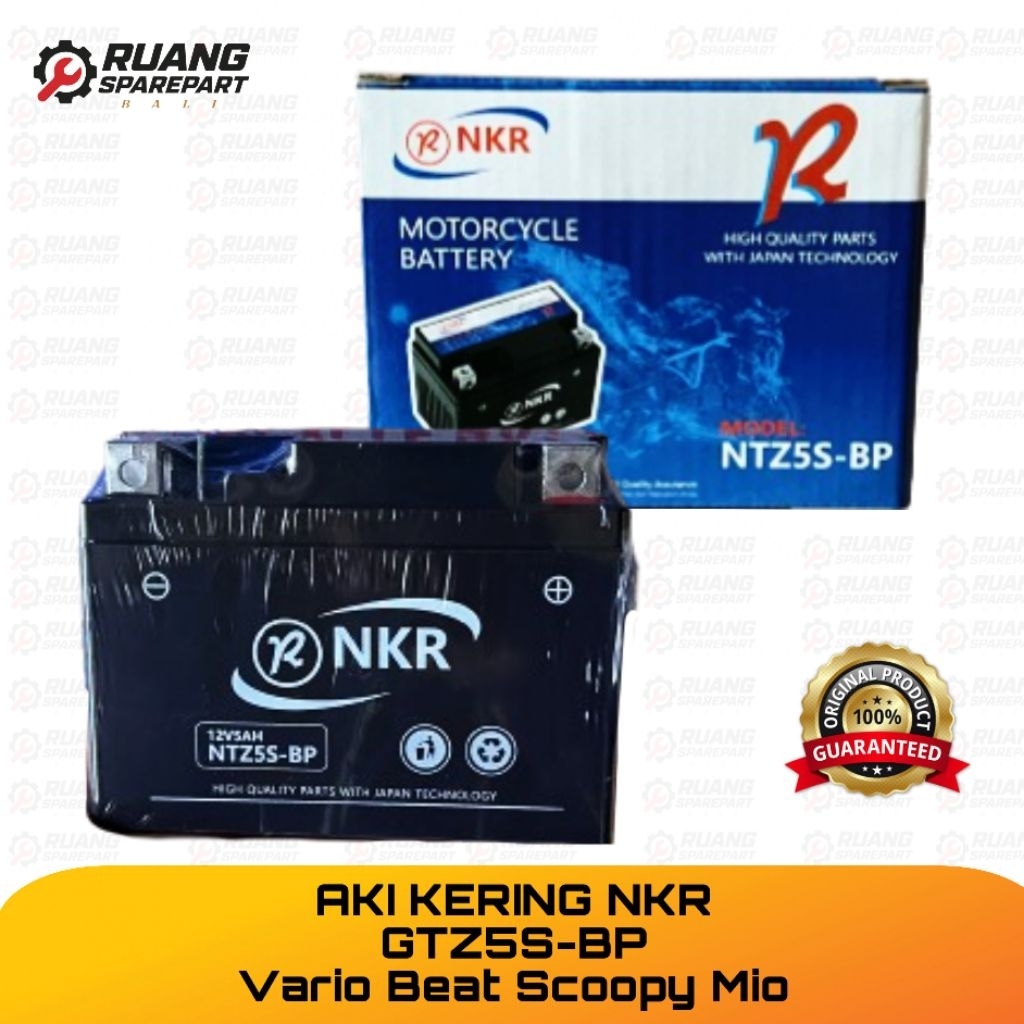 Accu Aki Kering Motor BeAT Scoopy Kharisma Mio Vario