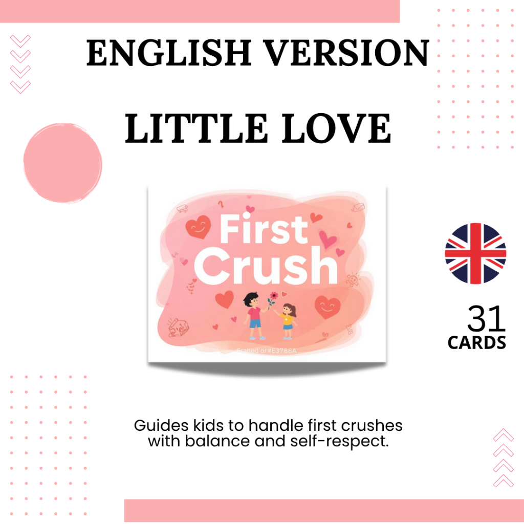 Flashcard Edukasi Anak Bahasa Inggris – First Love: Mengajarkan Anak tentang Kasih Sayang, Perhatian