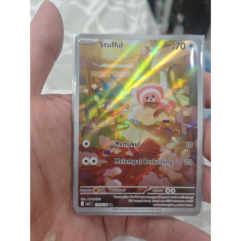stufful AR ma1 150/126 tcg pokemon indo