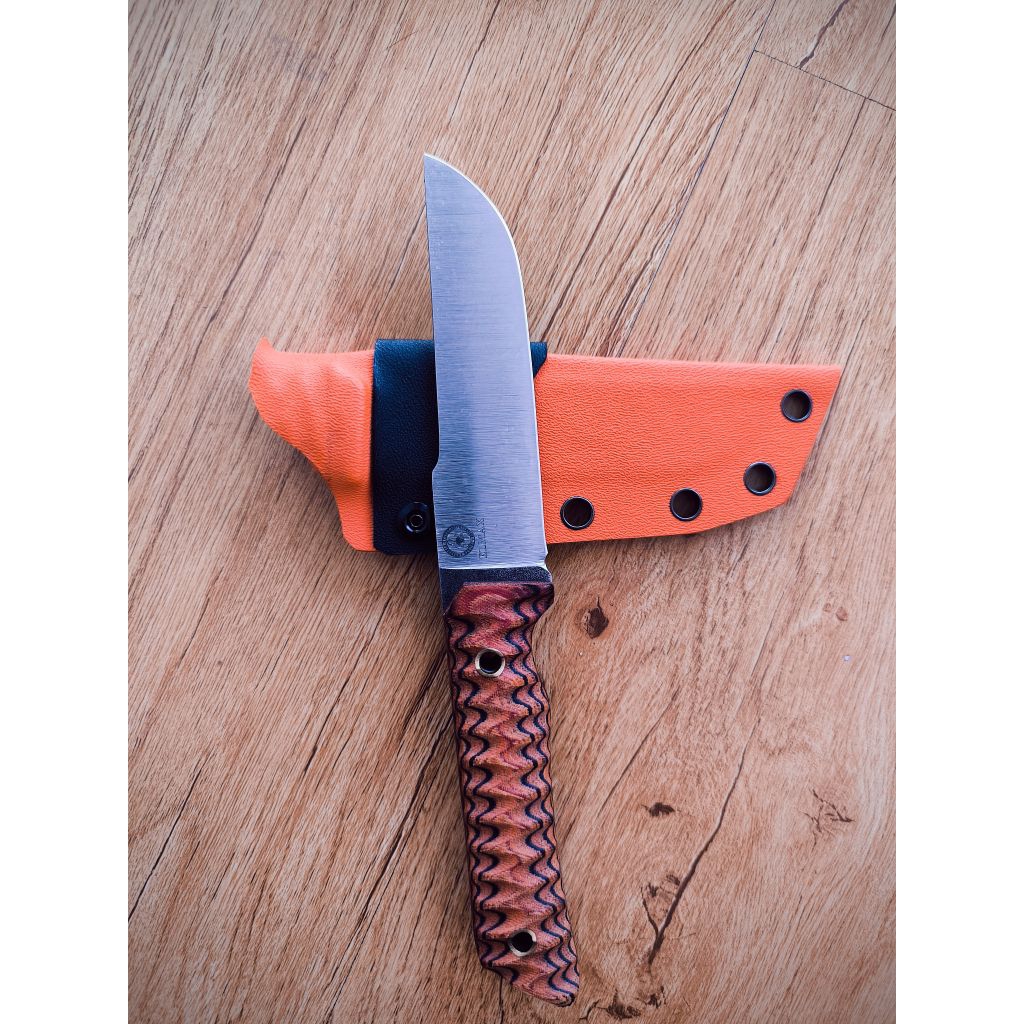 Pisau dapur elmax knife knive edc bushcraft slaughter sembelih survival outdoor bohler elmax micarta
