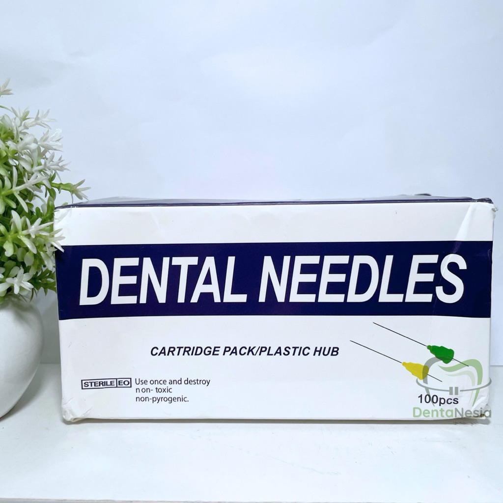 Dental Needle Citoject Jarum 1 box isi 100pcs 30G 12mm 16mm 21mm 25mm Catridge pack / plastic hub
