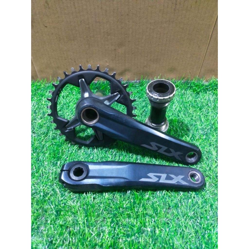 Crank Shimano SLX Single Speed 34T Crank Gir Sepeda