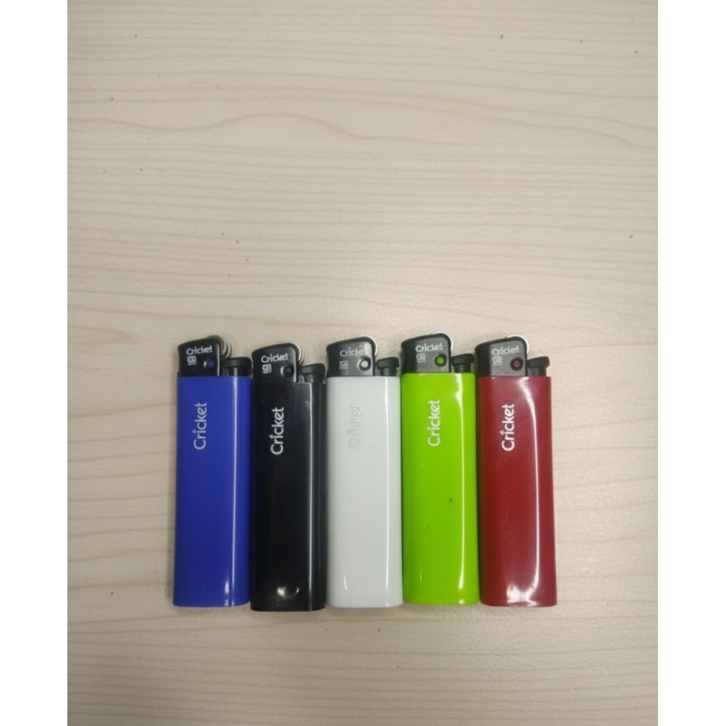KOREK CRICKET ORIGINAL ECERAN (BEBAS PILIH VARIASI/ WARNA) + BONUS KALENG KOTAK ROKOK