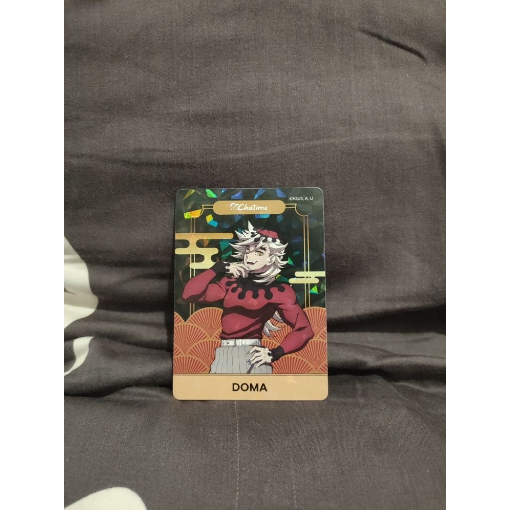 Kartu Chatime X Demon Slayer DOMA