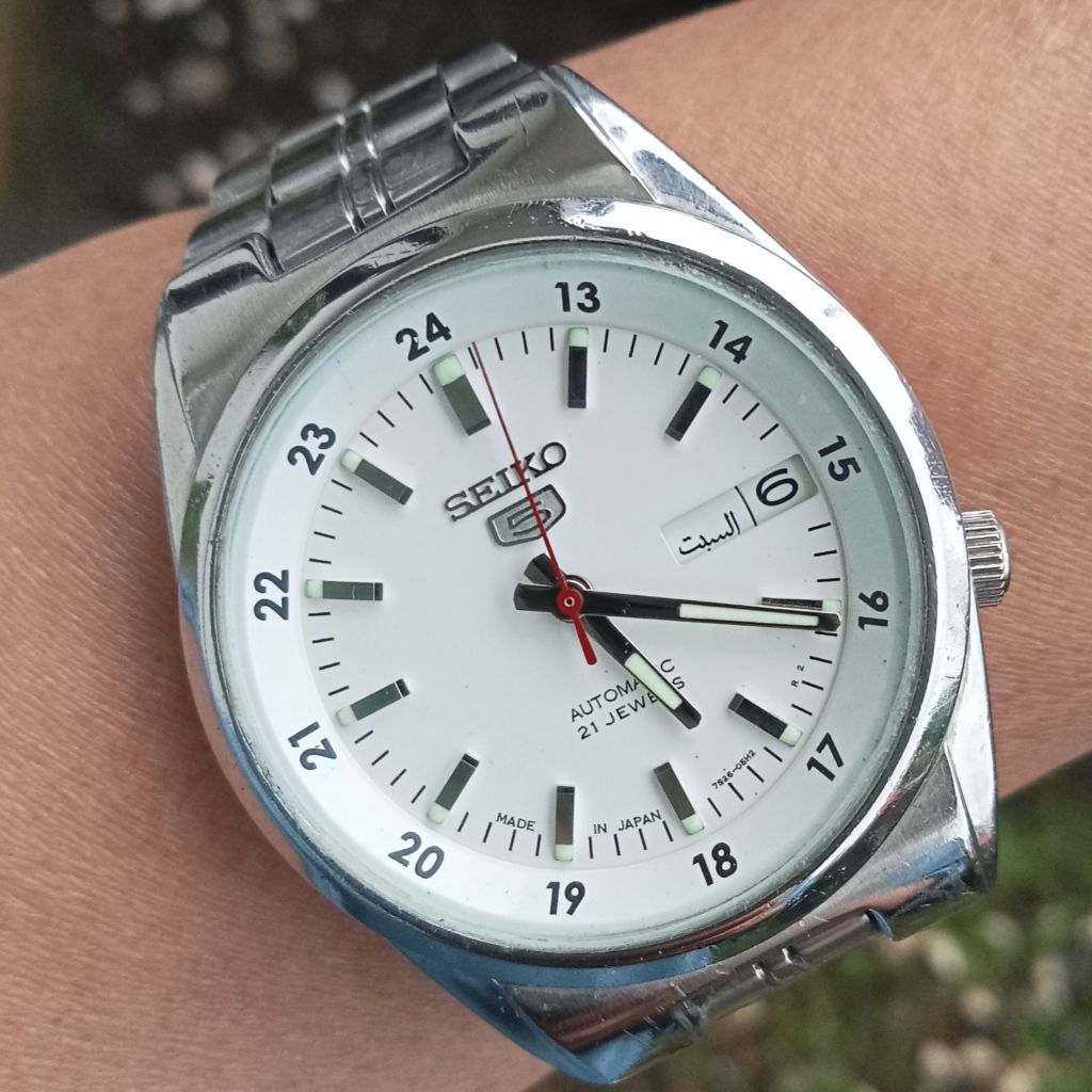 Seiko 5 Automatic Cal 7s26-02C0 Military Dial