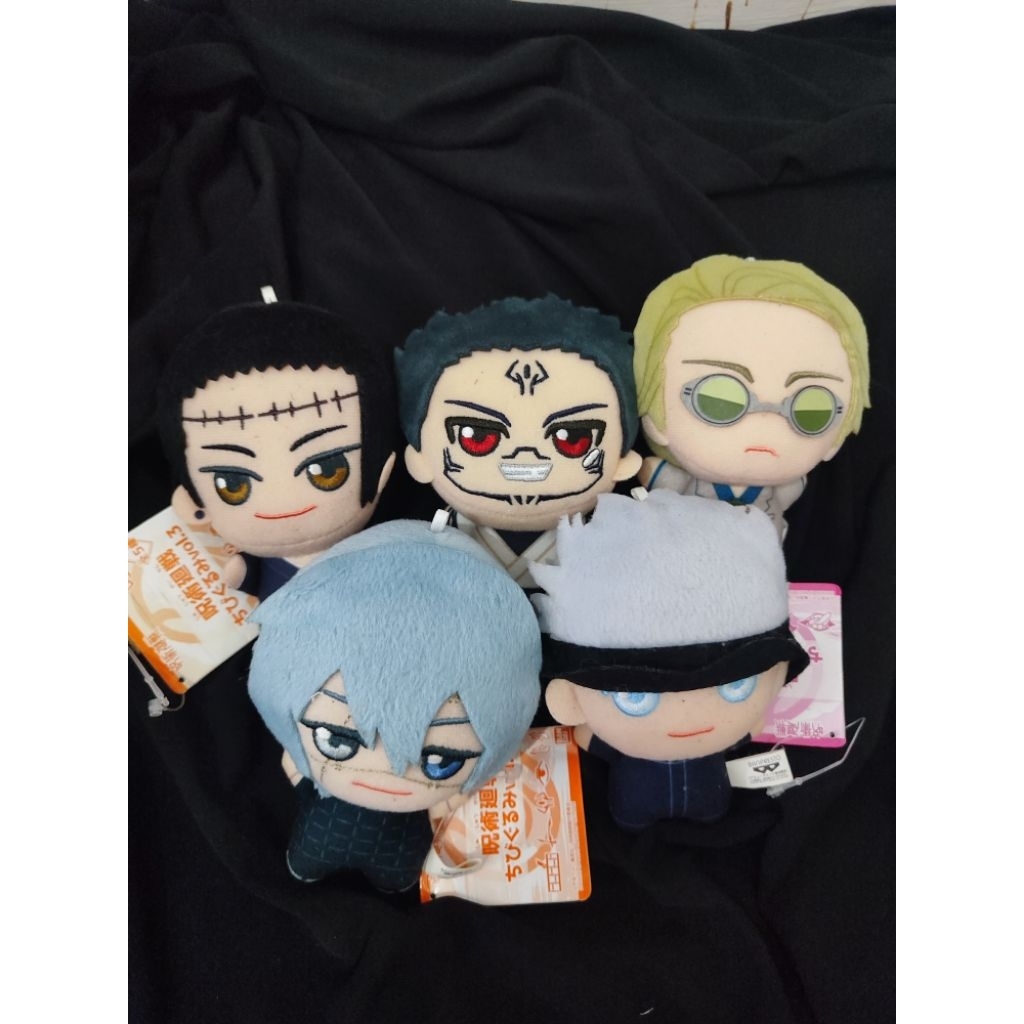 updatee boneka ganci anime jjk jujutsu kaisen chibigurumi nanami kento gojo satoru mahito meguna suk