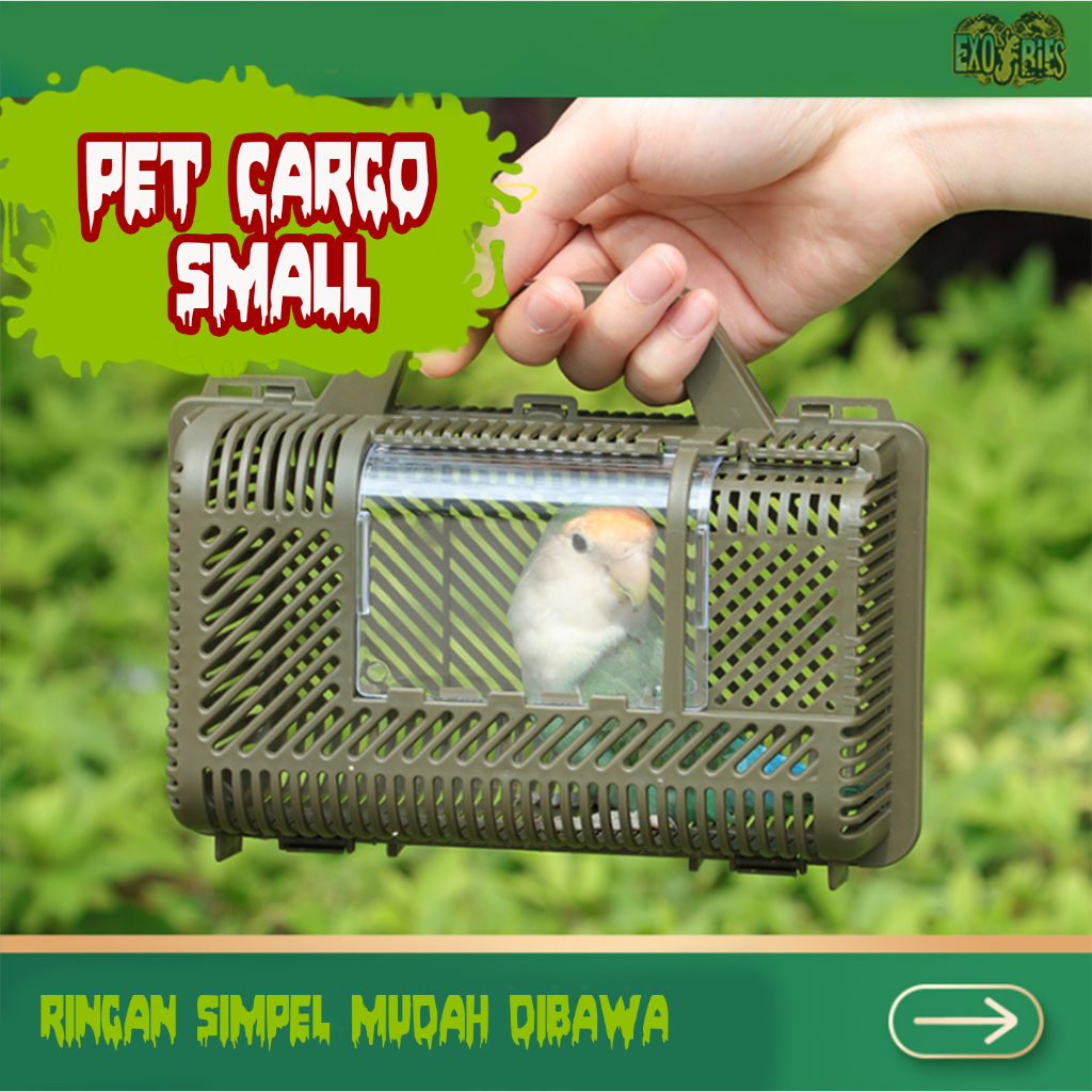 Pet Cargo Pet Carrier Small Kandang Travel Hewan Peliharaan Kecil Tas Travel Hewan Tas Pet Jinjing