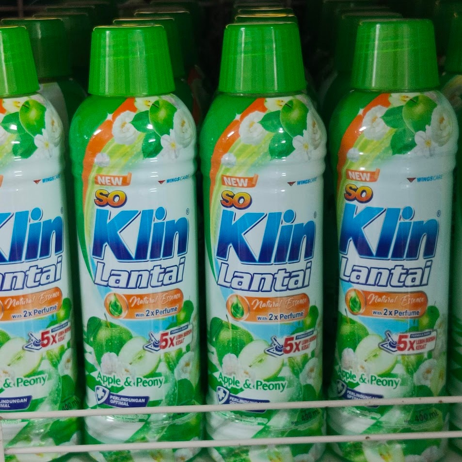 Soklin Lantai Botol 400ML Baru wangi apel