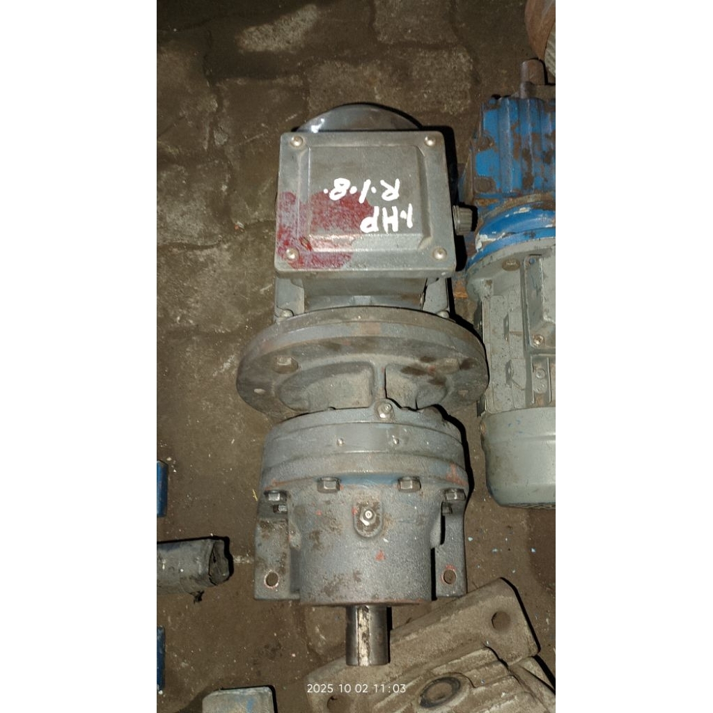 Dinamo Gear Motor Listrik 3 Phase Industri Pabrik. Dinamo 1 Hp Rasio Gear Box 1:8 Dijamin Barang Hid