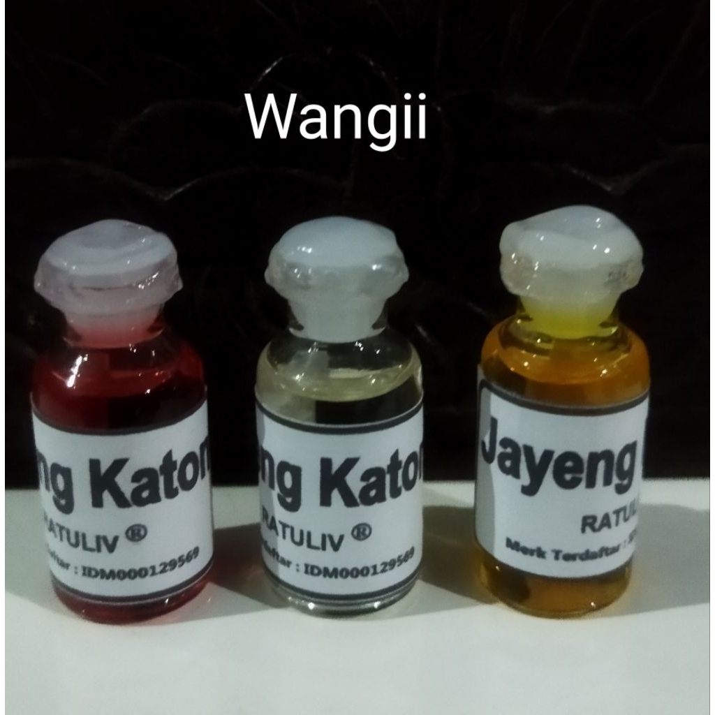 MINYAK JAYENG KATON MERAH PUTIH KUNING ( 1 PAKET ) 3 PCS