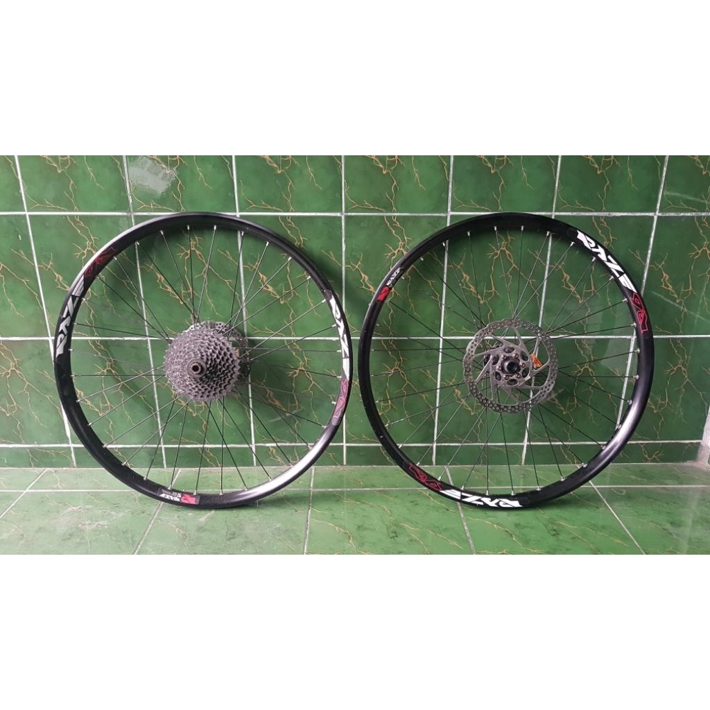WHEELSET MTB 26 TAPAK LEBAR NOVATEC NAUTILUS RAZE TA 12 X 142 SECOND