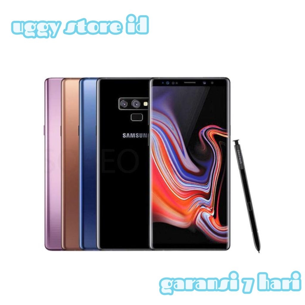 Samsung note 9 second sein 6/128 garansi resmi indonesia
