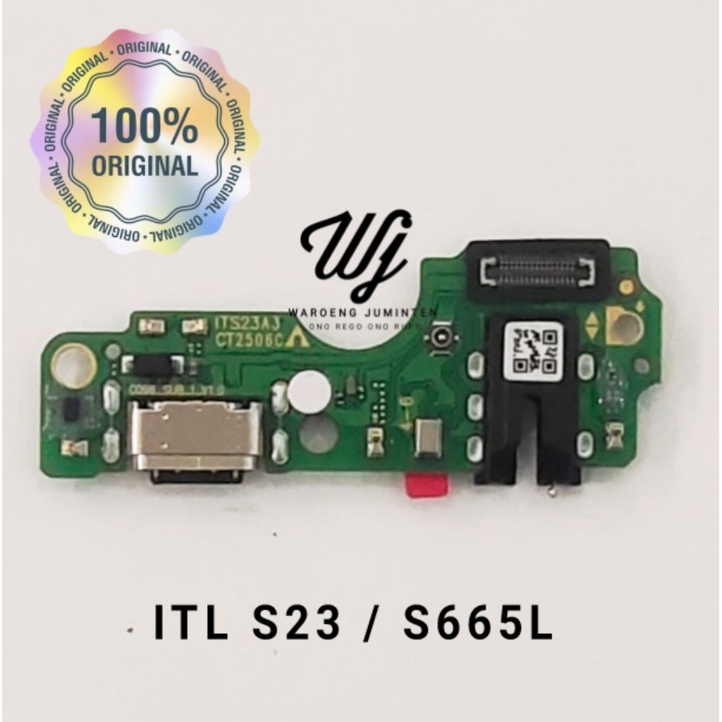 BOARD CAS ITEL S23 / S665L / KONEKTOR CAS ITEL S665L / S23 / PCB BOARD CHARGER ITEL S23 / S665L ORIG
