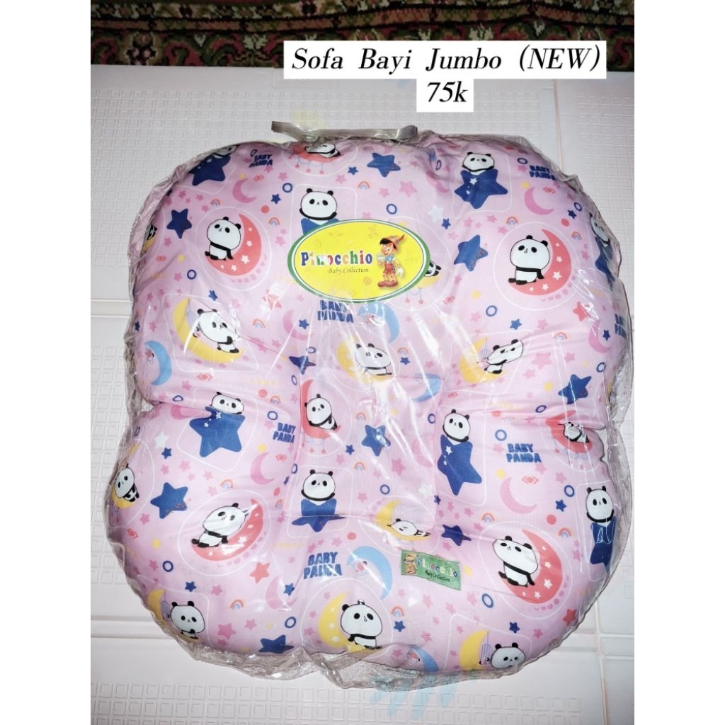 NEW EX Kado Sofa Bayi Pinocchio Ukuran Jumbo (Harga sdh termasuk admin Shopee)