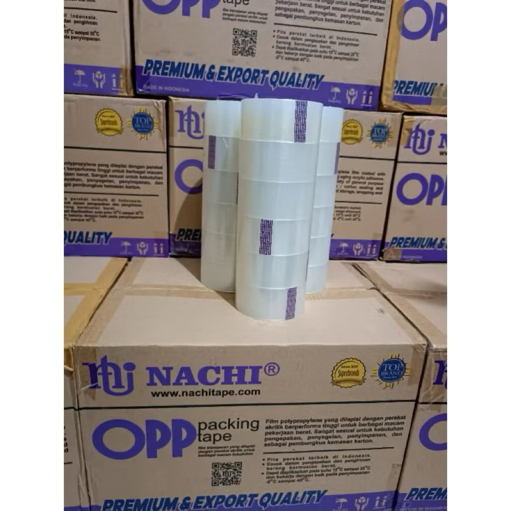 (6 Pcs) Lakban NACHI 48mm X 100yard Original