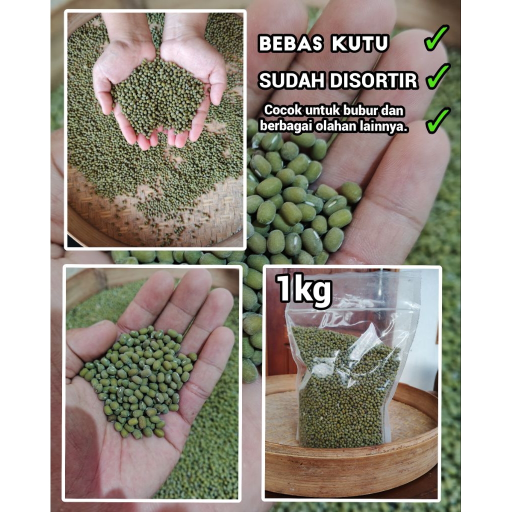 kacang hijau 1kg
