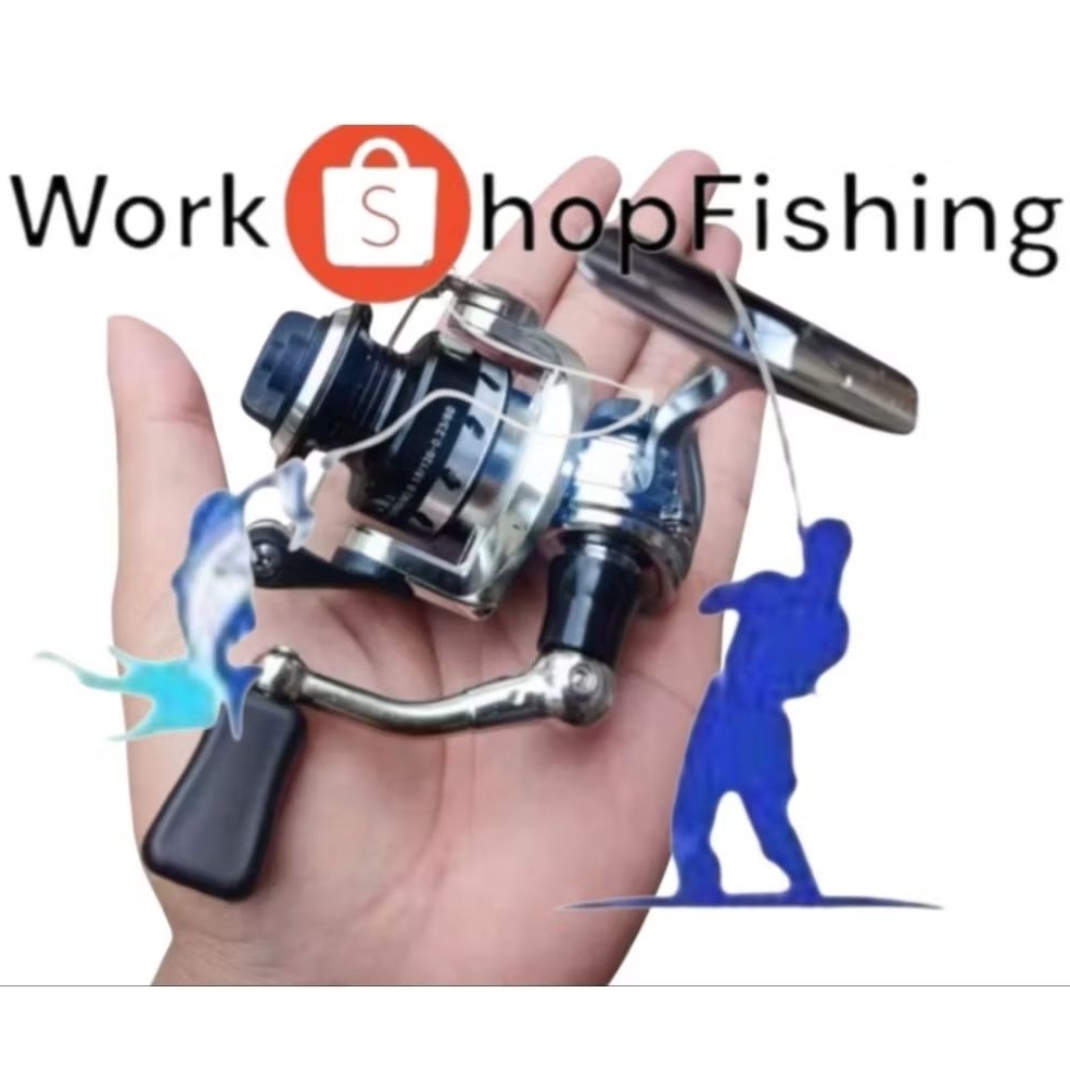 Reel Pancing Mini Ogawa Cilik 100 spoll metal