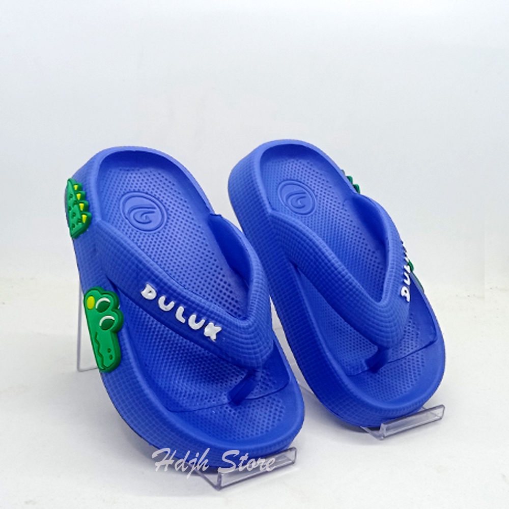 NEW DULUX 510D BONEKA BUAYA SANDAL ANAK LELAKI KEKINIAN / SANDAL ANAK LELAKI