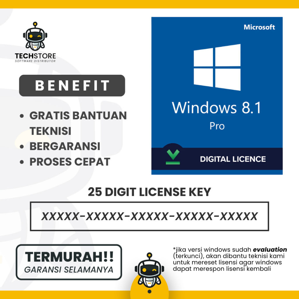 Windows 8.1 Pro Professional License Product Key Original Retail