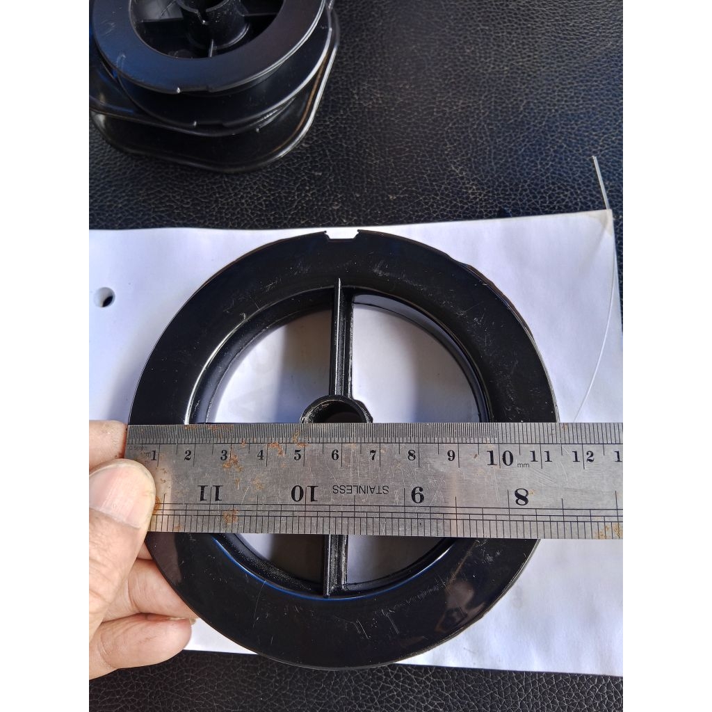 spool pancing bulat mengkilap