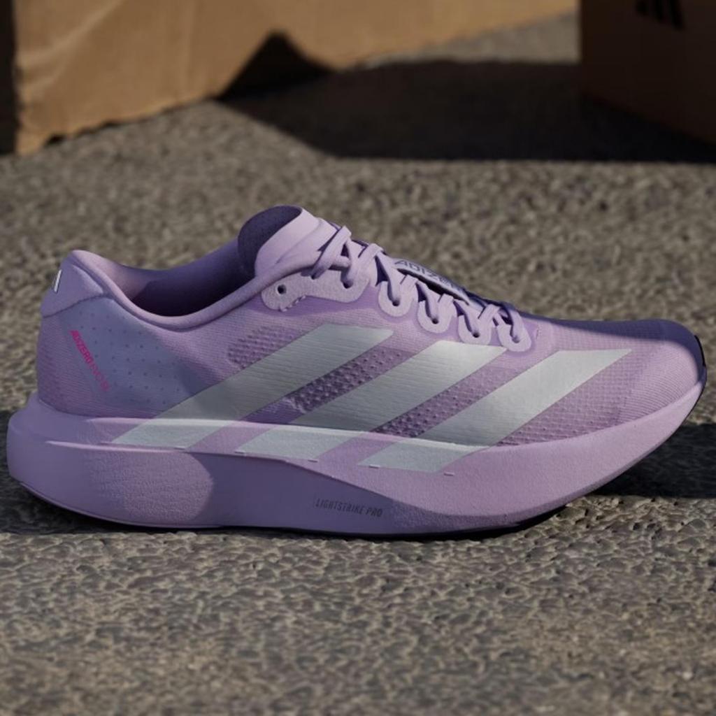 ADIDAS ADIZERO EVO SL WOMENS POWDER PLUM ZERO METALLIC SHOCK PINK JS4447