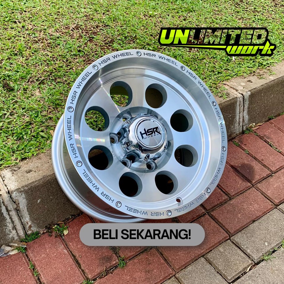 VELG MOBIL PAJERO FORTUNER PRADO TRITON  RING 16 HSR DUFFY PELEK RACING HSR